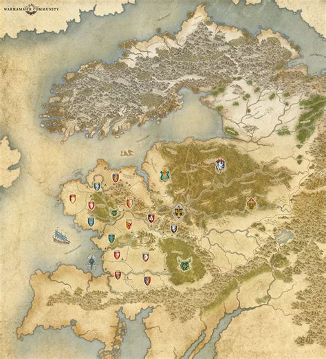 warhammer interactive map|old world map warhammer.